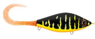 T_STRIKE PRO GUPPIE UV BLACK PIKE ORANGE GLITTER PREDATOR TACKLE*
